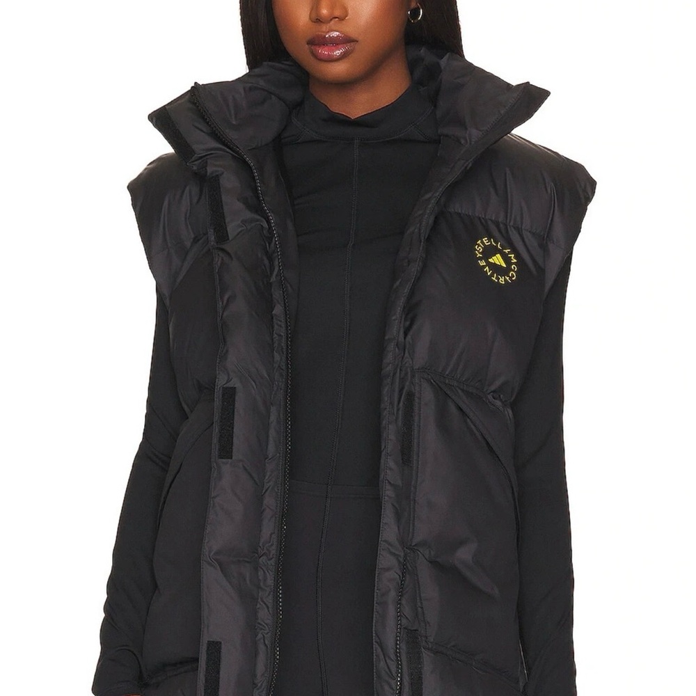 Adidas by Stella McCartney Black Puffer Vest - Picture 11 of 17